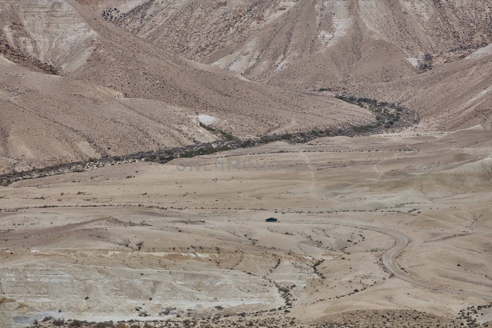 Maktesh Ramon place in the Negev desert, Israel