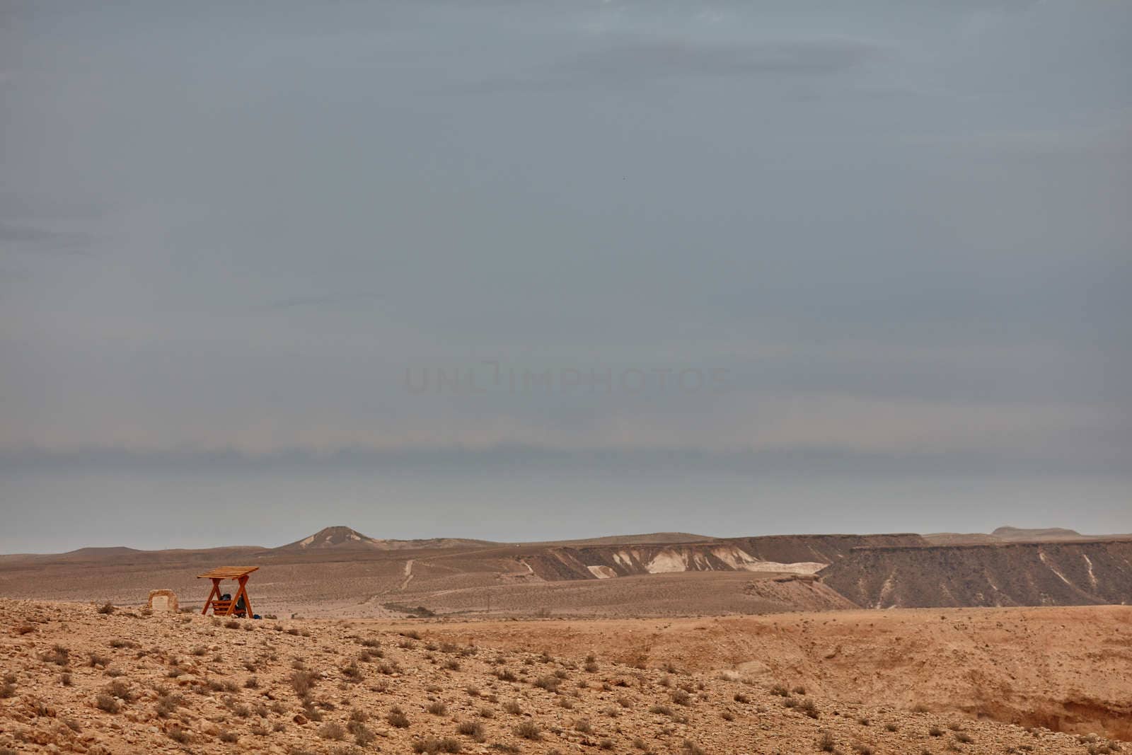 Maktesh Ramon place in the Negev desert, Israel