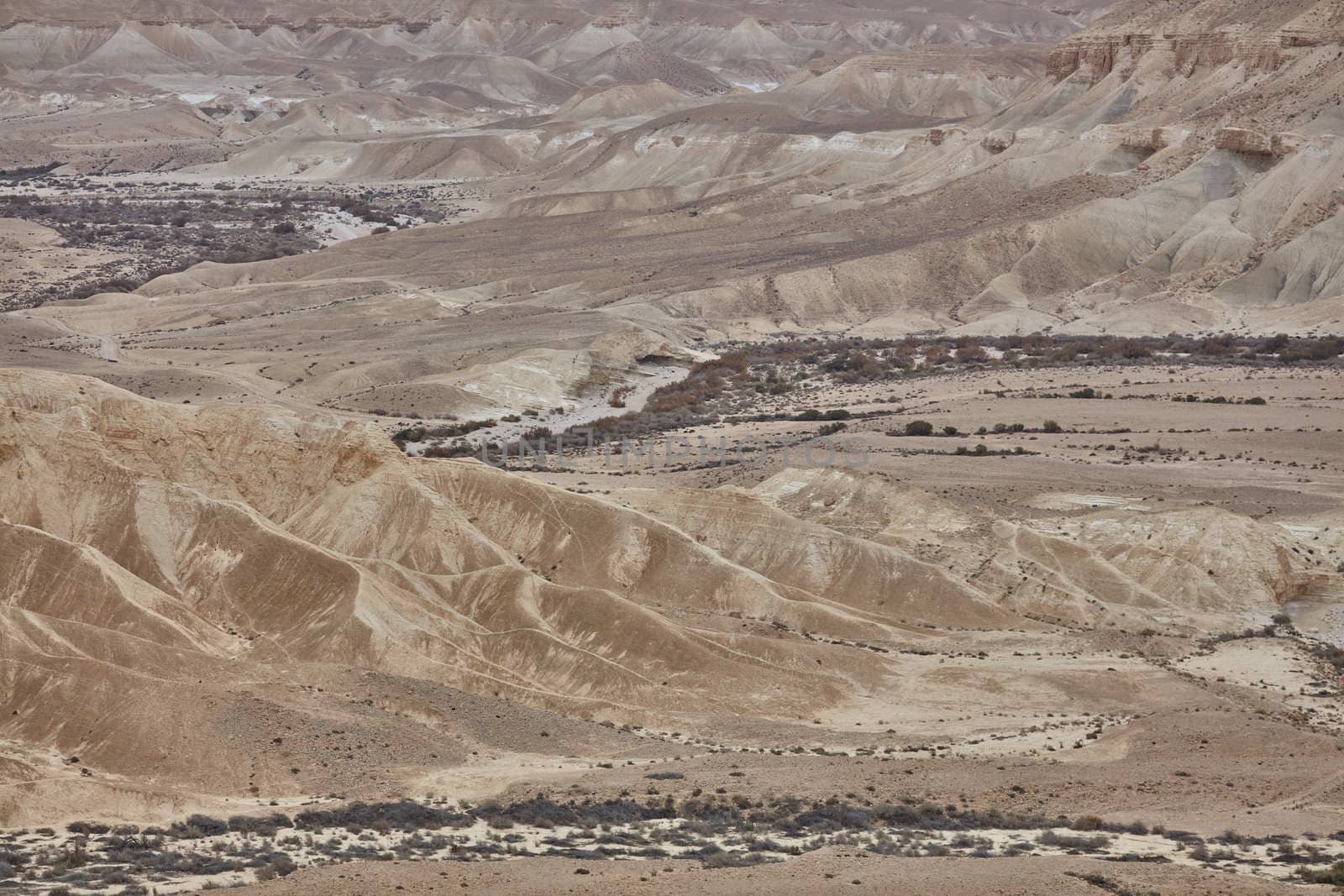 Maktesh Ramon place in the Negev desert, Israel