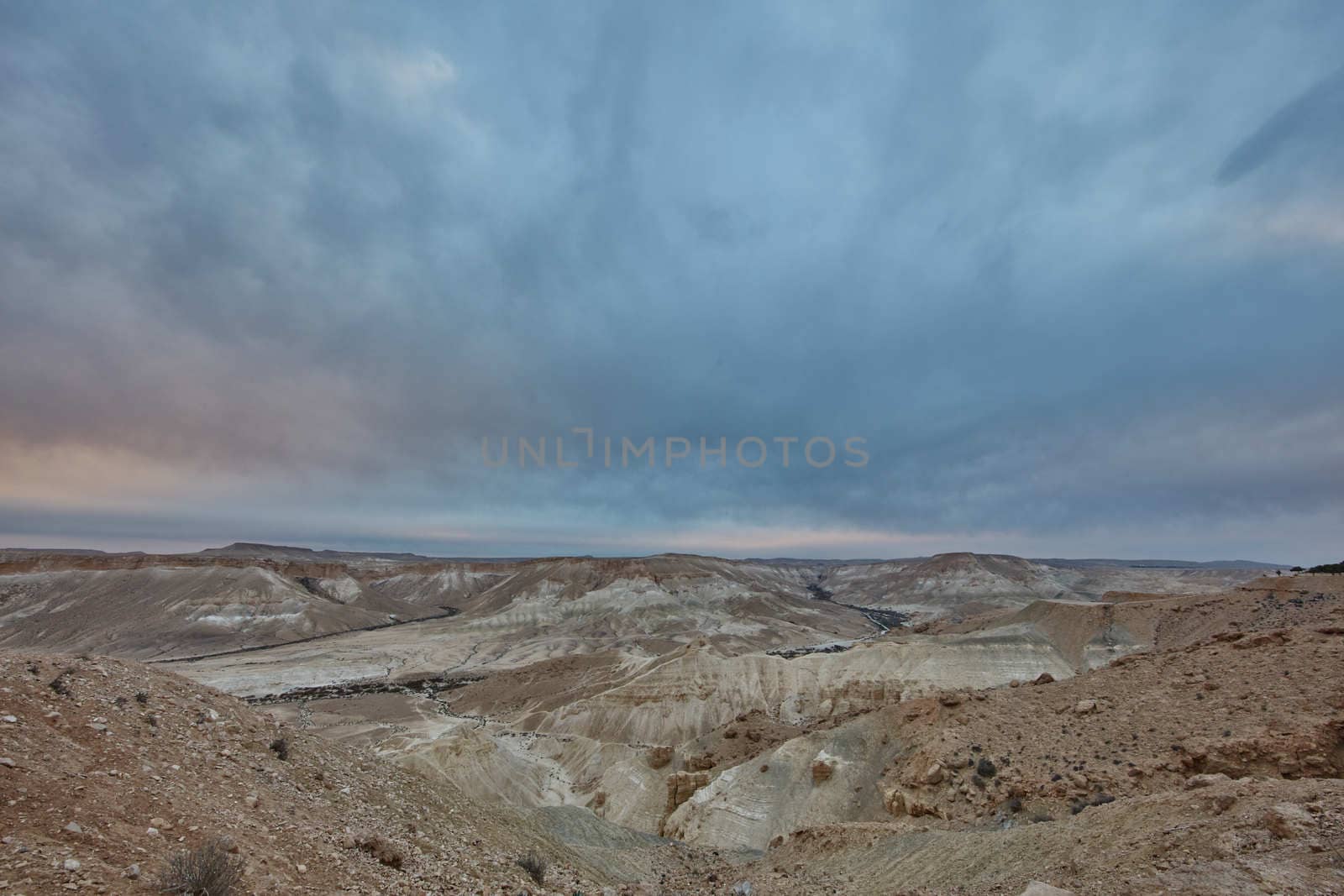 Maktesh Ramon place in the Negev desert, Israel