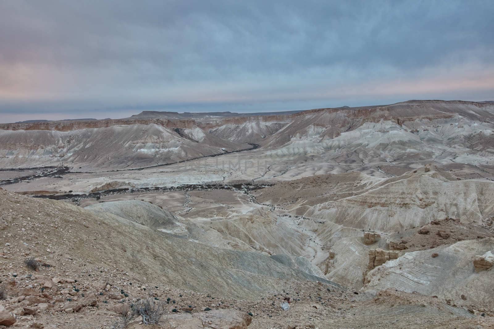 Maktesh Ramon place in the Negev desert, Israel