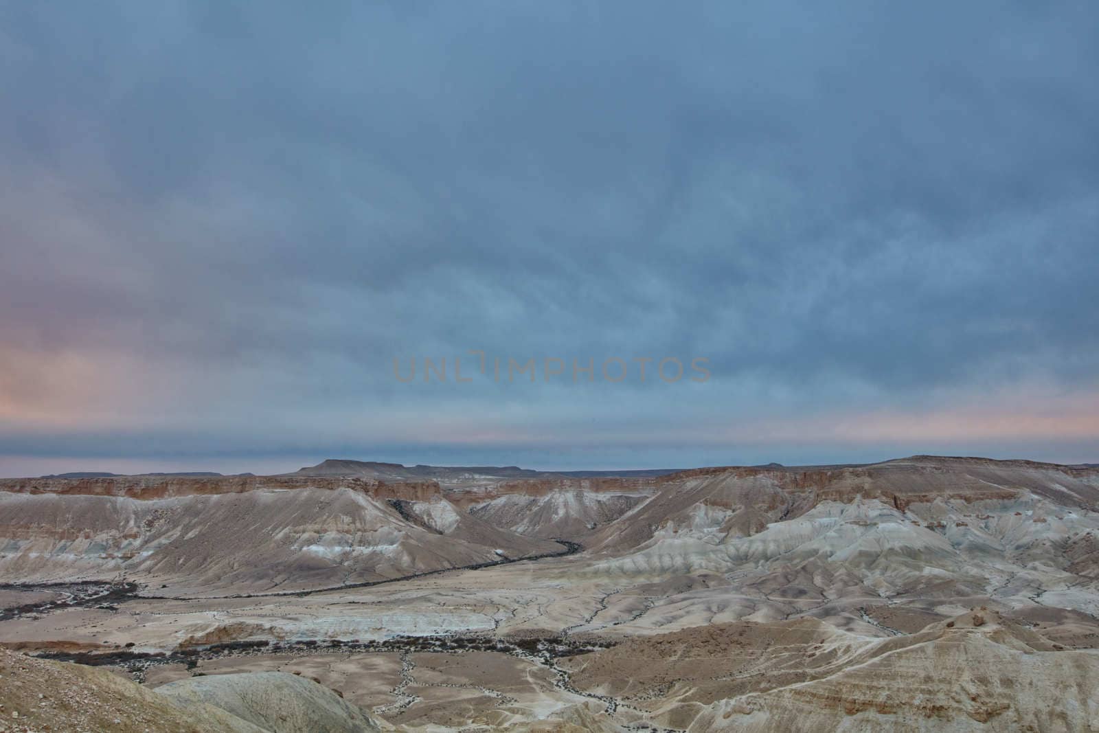 Maktesh Ramon place in the Negev desert, Israel