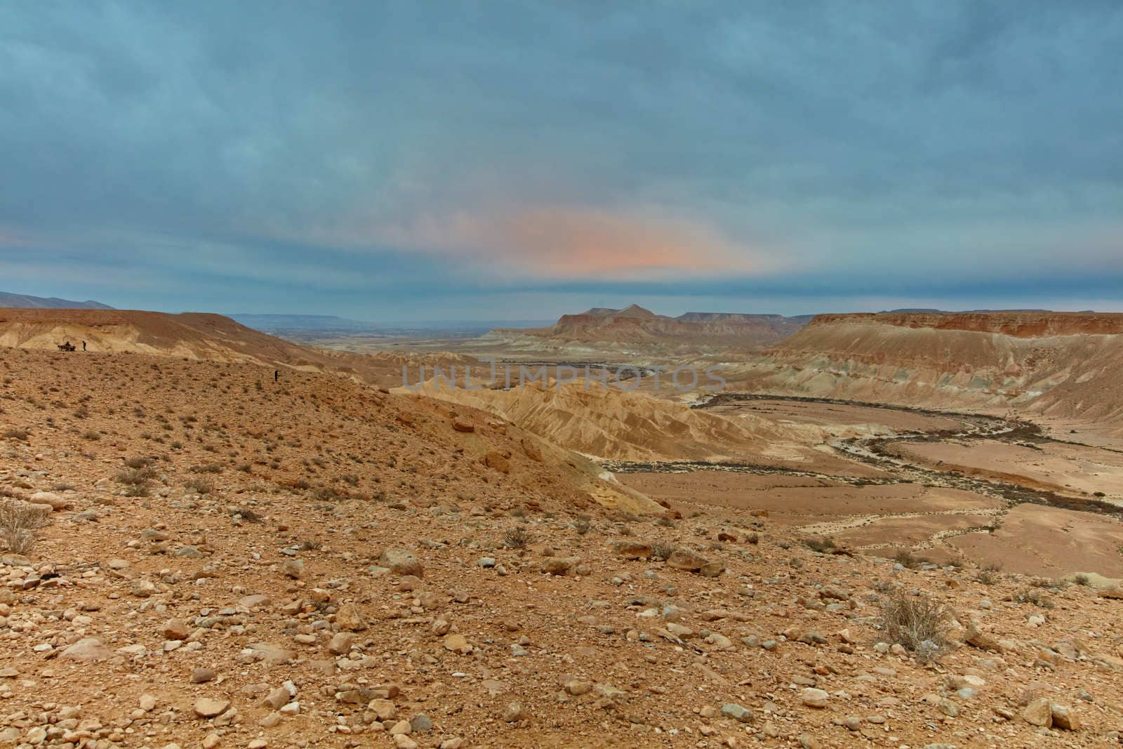 Maktesh Ramon place in the Negev desert, Israel