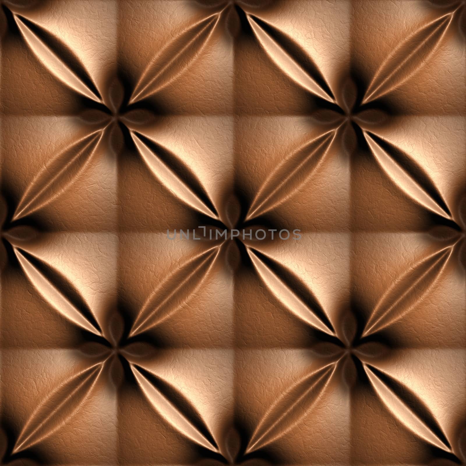 Brown Skin Illustrations, 3D seamless background pattern.