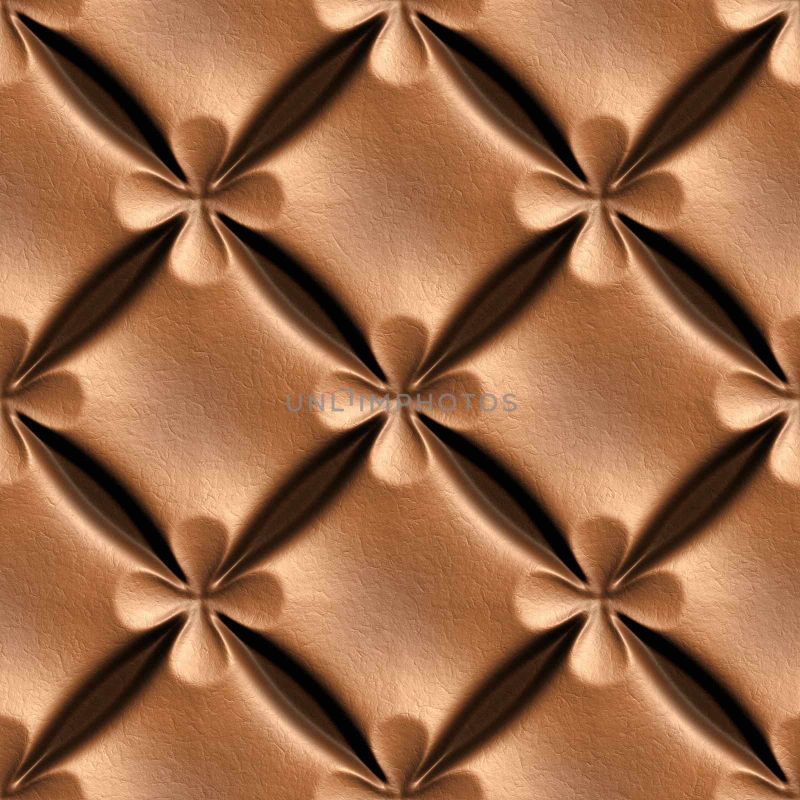 Brown Skin Illustrations, 3D seamless background pattern.