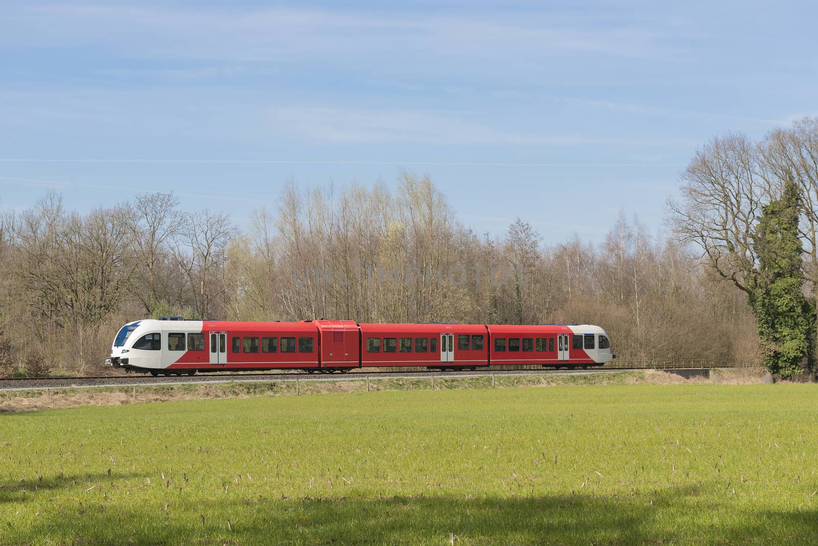 Train in the Achterhoek in the Netherlands
 by Tofotografie