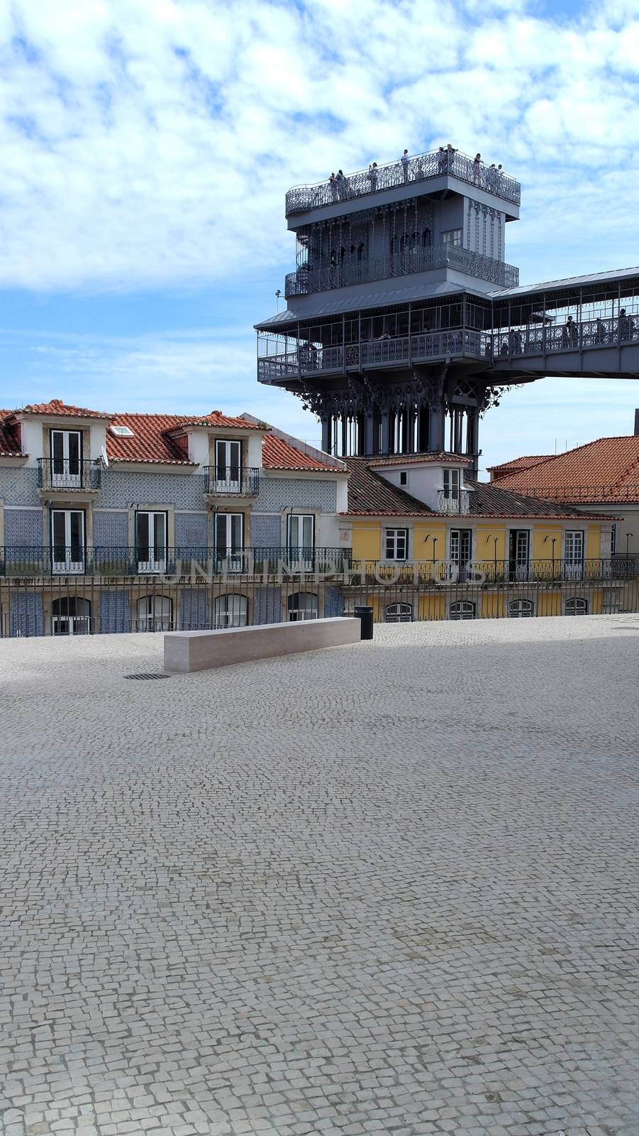 Santa Justa lift, Lisbon, Portugal