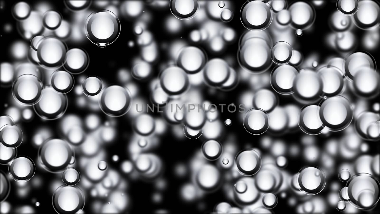 Abstract bokeh background. Bokeh lights defocused abstract background. 3d rendering