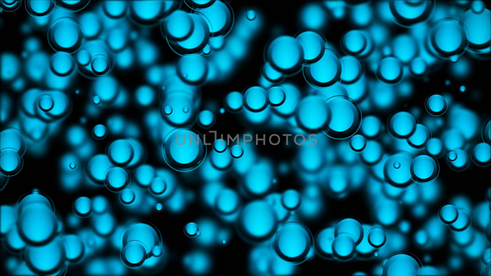 Abstract bokeh background. Bokeh lights defocused abstract background. 3d rendering