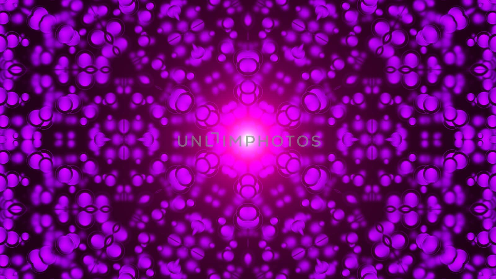 Kaleidoscope abstract background. 3d rendering by nolimit046