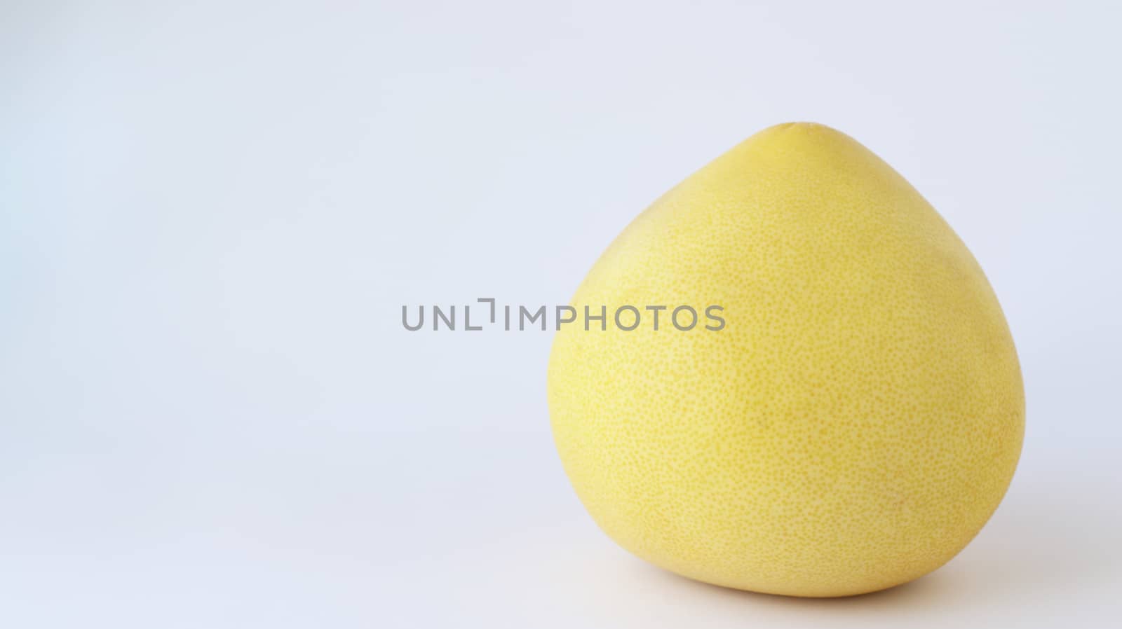 Pomelo fruit on white background. Pomela in orange grid. Citrus maxima