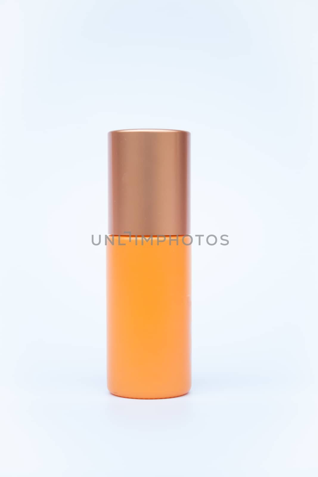 Cosmetic bottle isolated on white background by punsayaporn