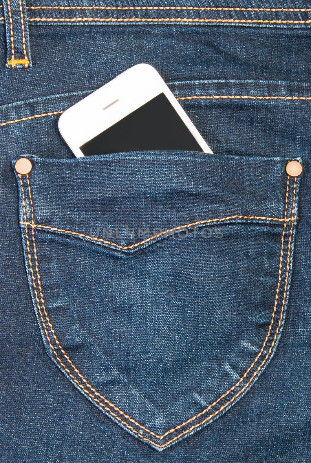 Mobile Phone In Pocket Jeans by Cipariss