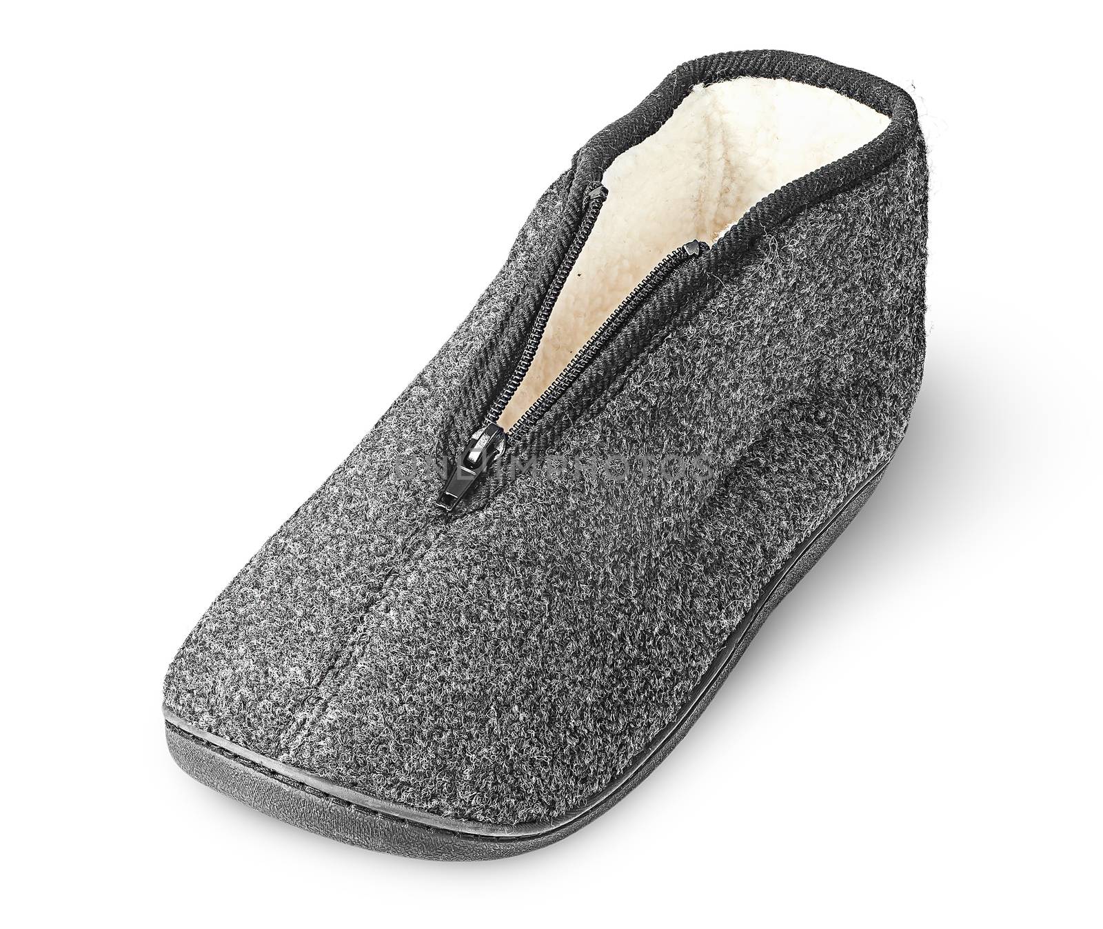 One piece the comfortable dark gray slipper by Cipariss