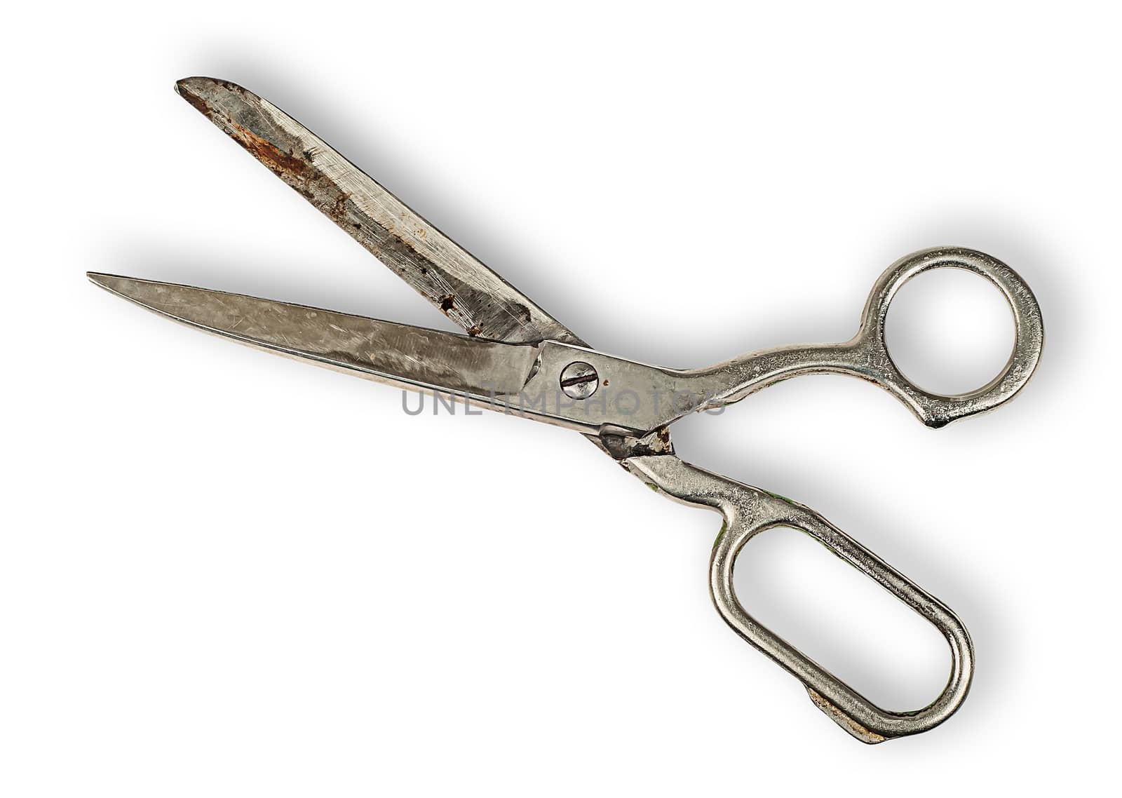 Opened old tailor scissors by Cipariss