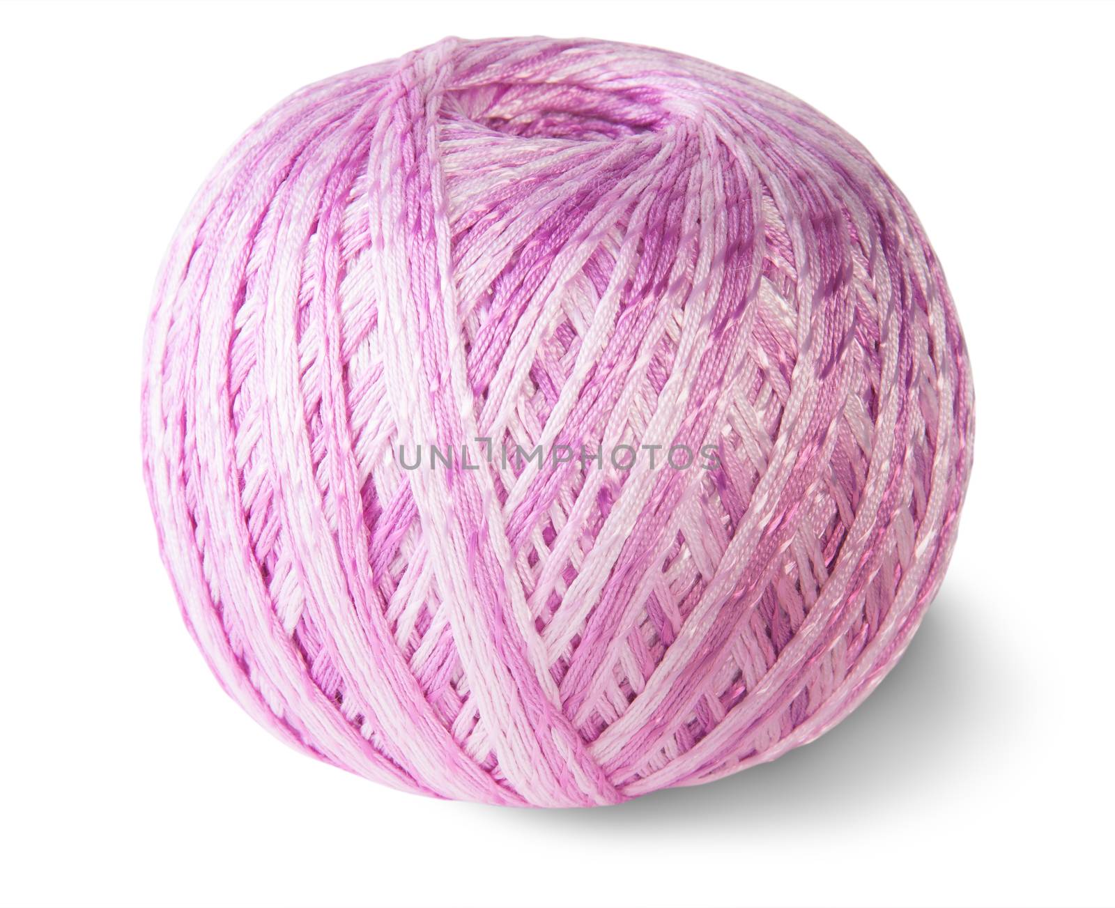 Pink knitting yarn clew by Cipariss