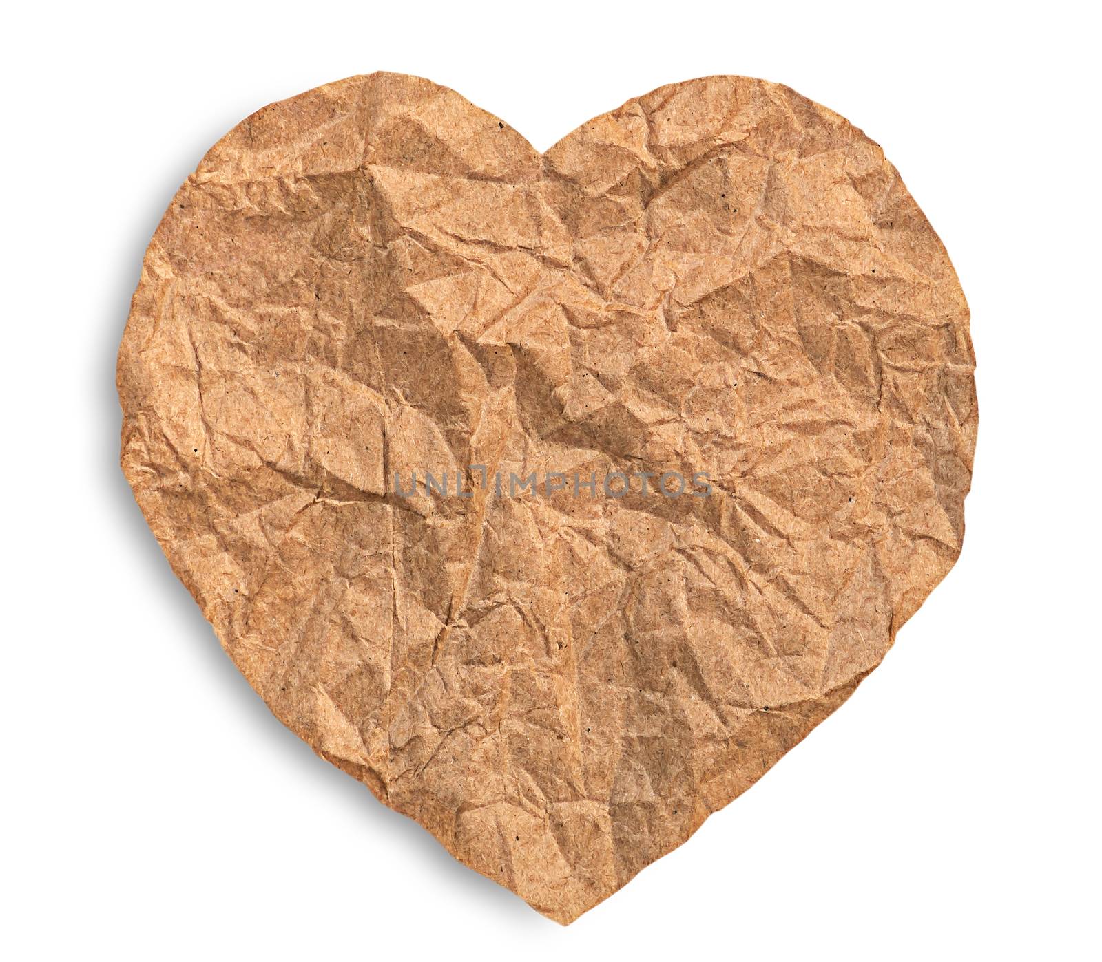 Rumpled paper heart by Cipariss