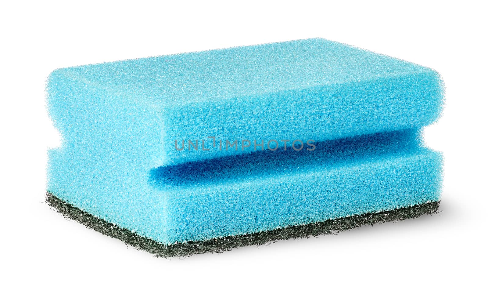 Sponge for washing dishes with felt horizontally by Cipariss