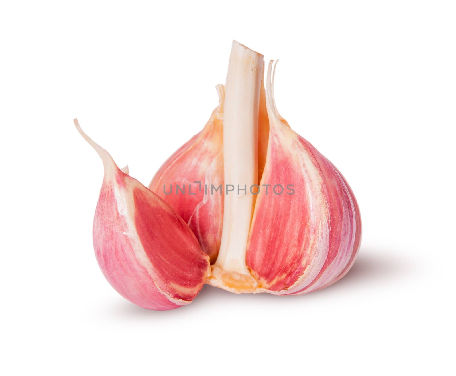 Young fresh garlic by Cipariss