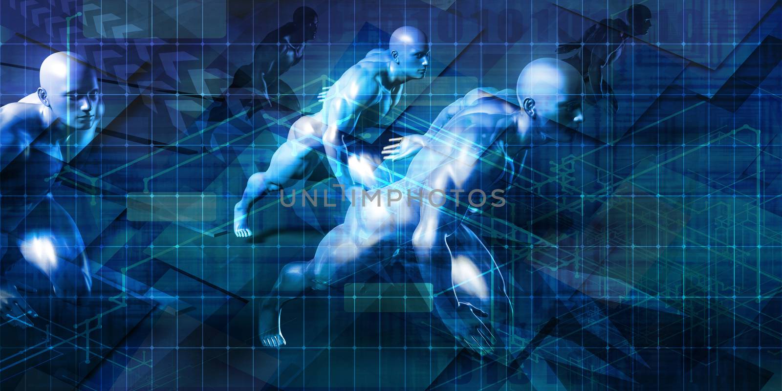 Automation Industry System and Software Technology Concept