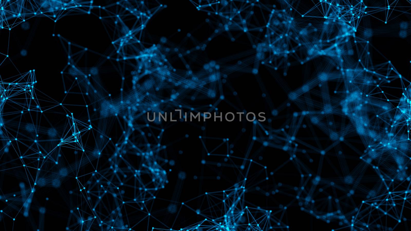 Abstract background with connecting dots by nolimit046