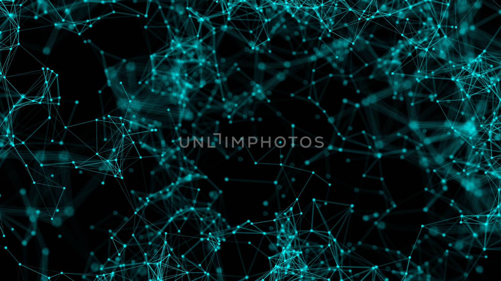 Abstract background with connecting dots by nolimit046