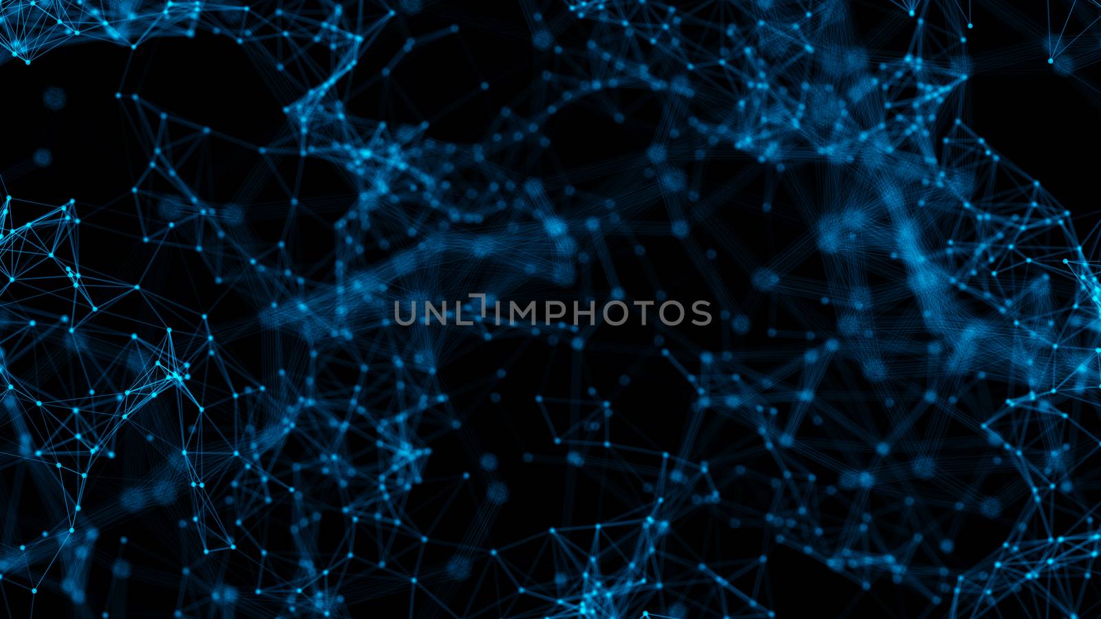 Abstract background with connecting dots by nolimit046