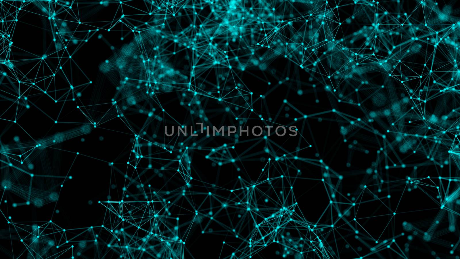 Abstract background with connecting dots by nolimit046