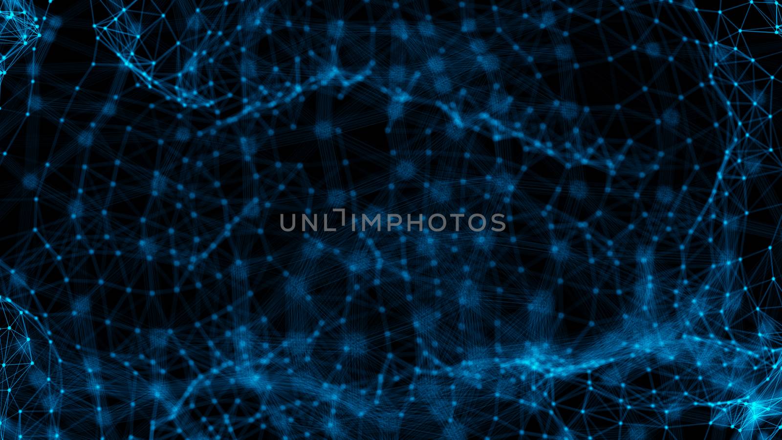 Abstract background with connecting dots by nolimit046