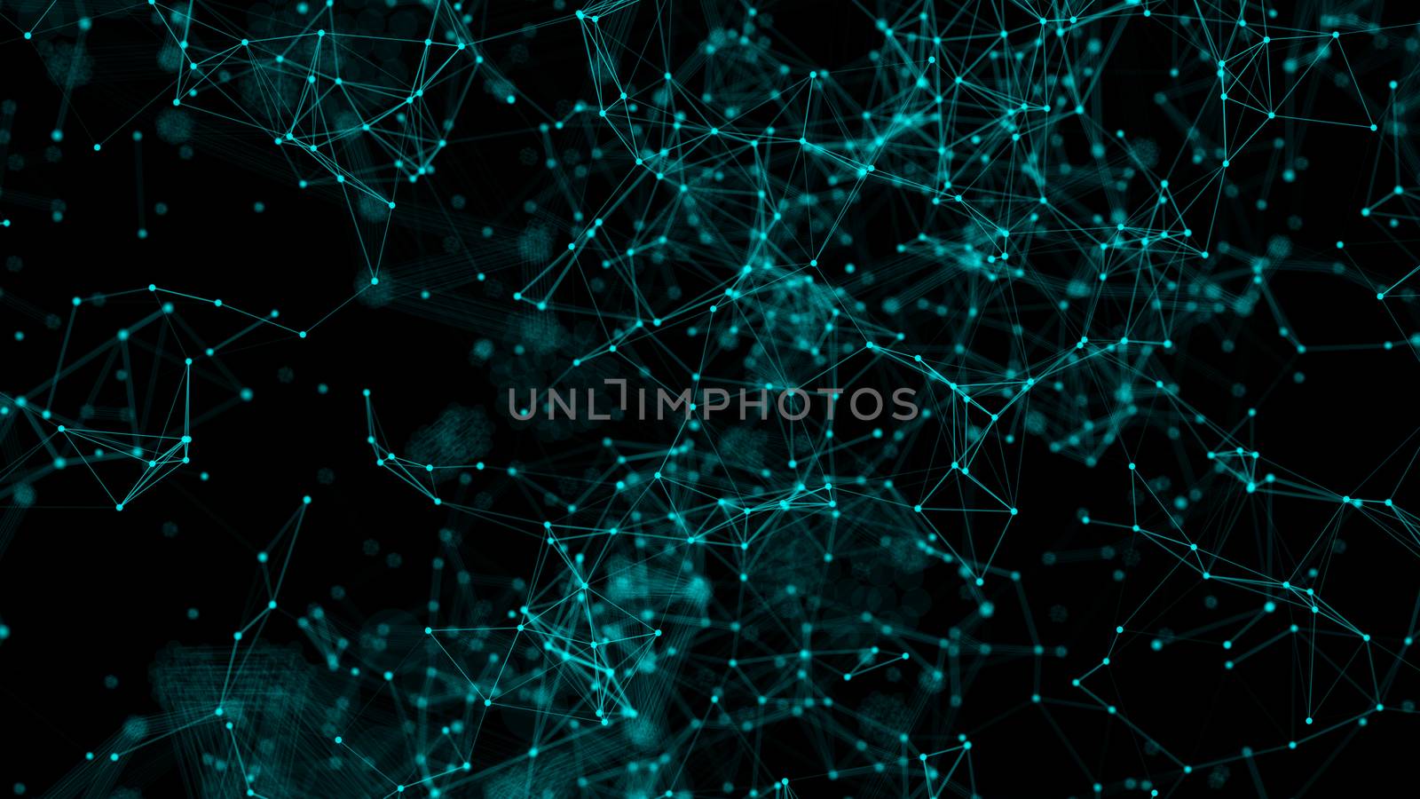 Abstract background with connecting dots by nolimit046