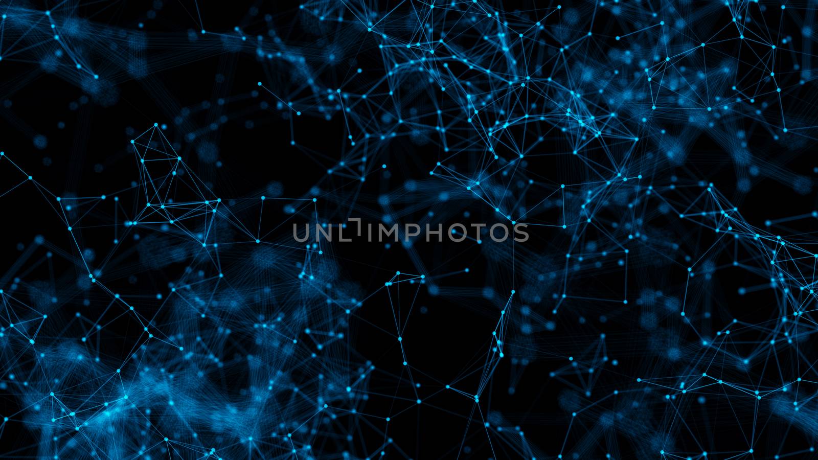 Abstract background with connecting dots by nolimit046