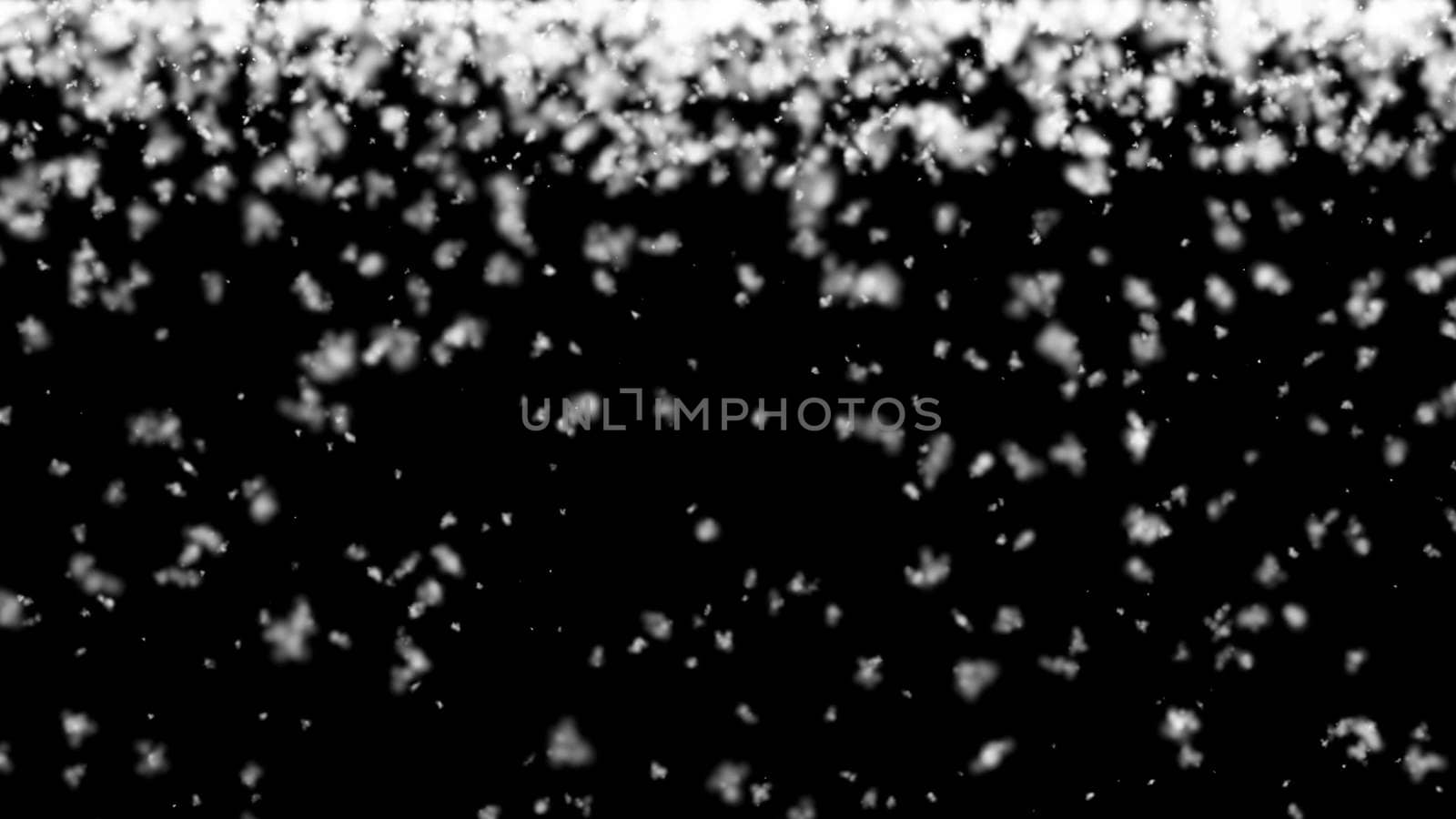 Abstract background with snow on black backdrop by nolimit046