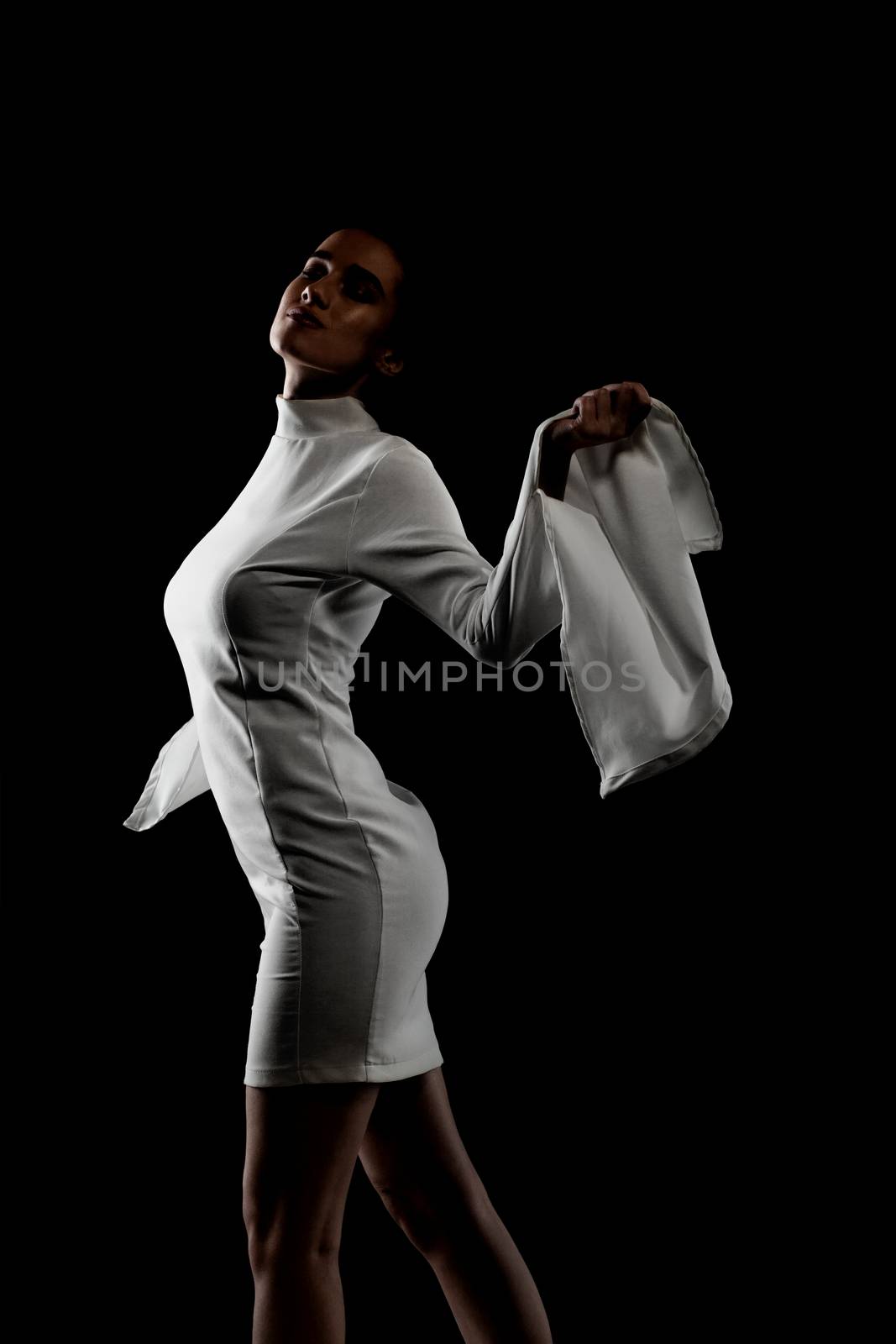 girl in a white dress by kokimk