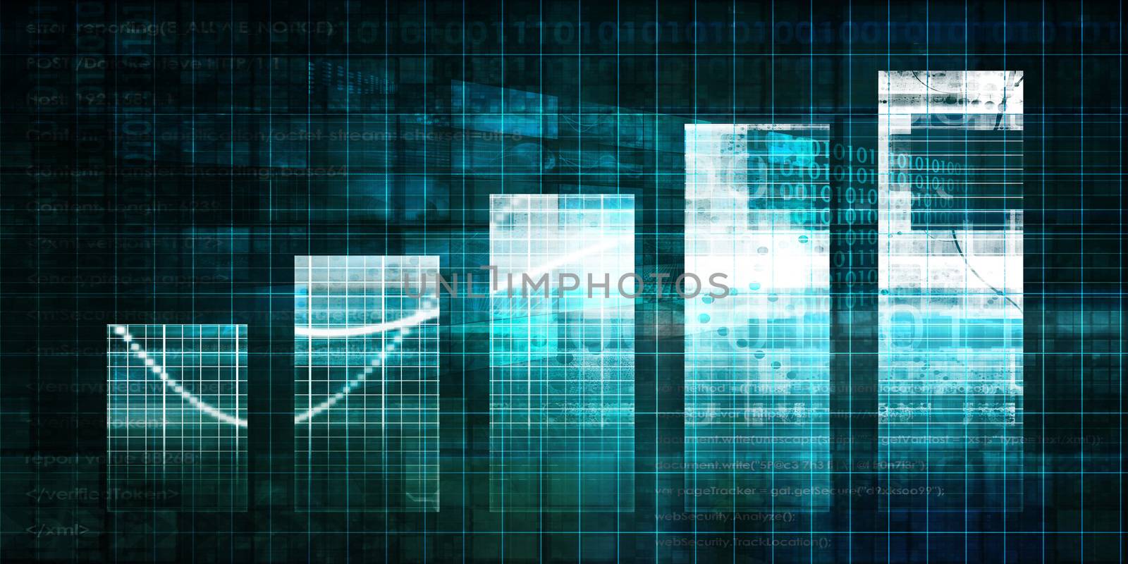 Technology Concept and Business Forecast as Concept