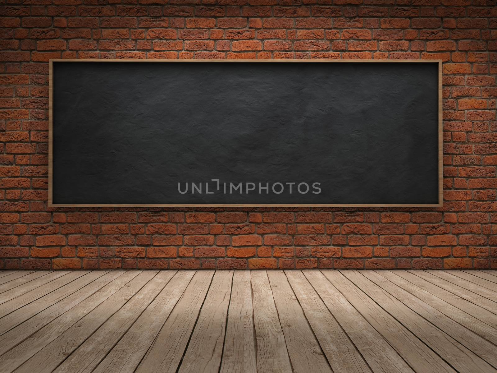 Blackboard room by dynamicfoto