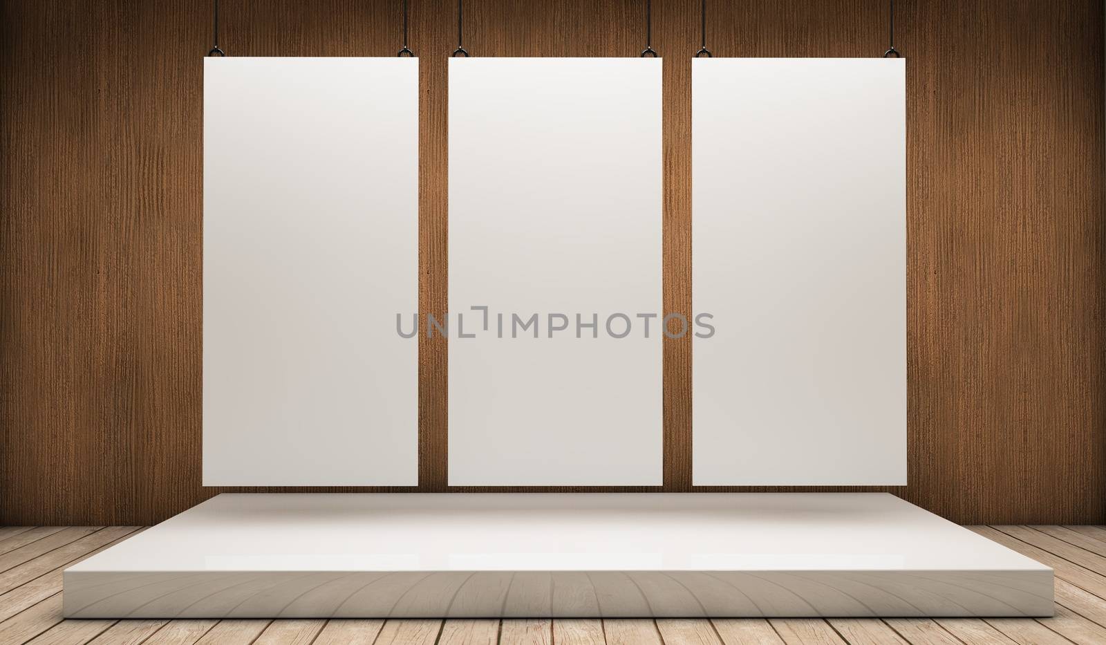 Three white exhibitor by dynamicfoto