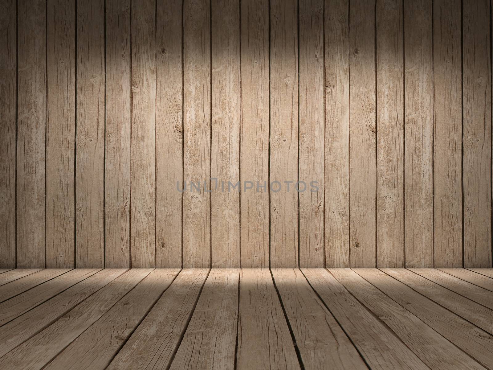 Wood wall and floor by dynamicfoto