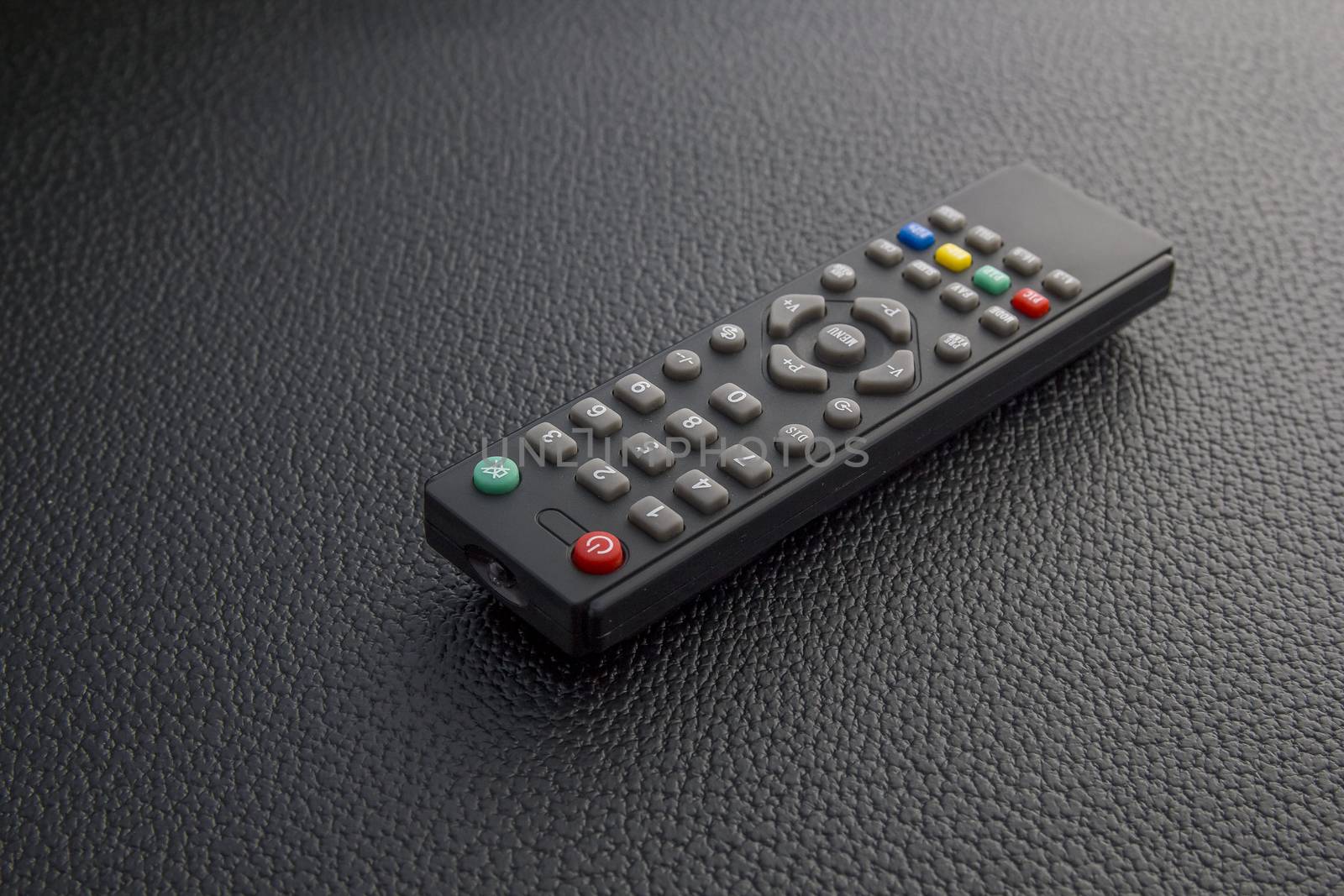 Remote control over a black table