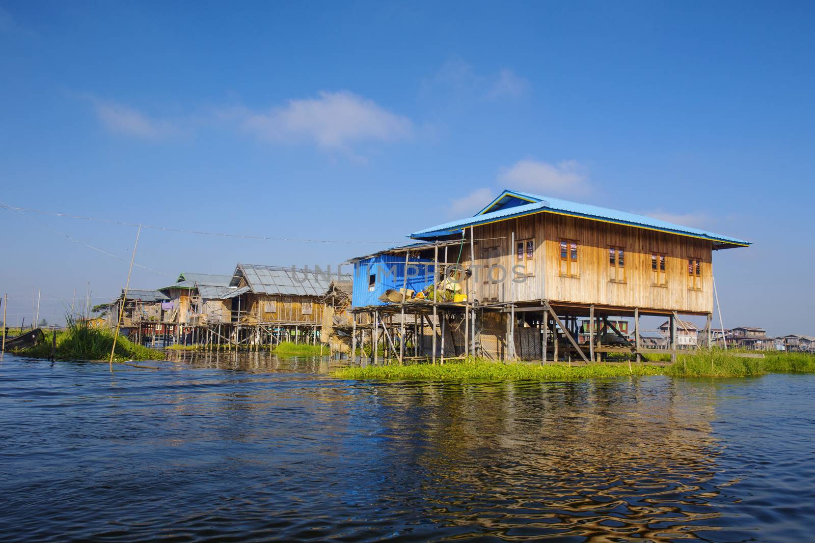 Inle Lake Bago , famous landmark in Myanmar (Burma)