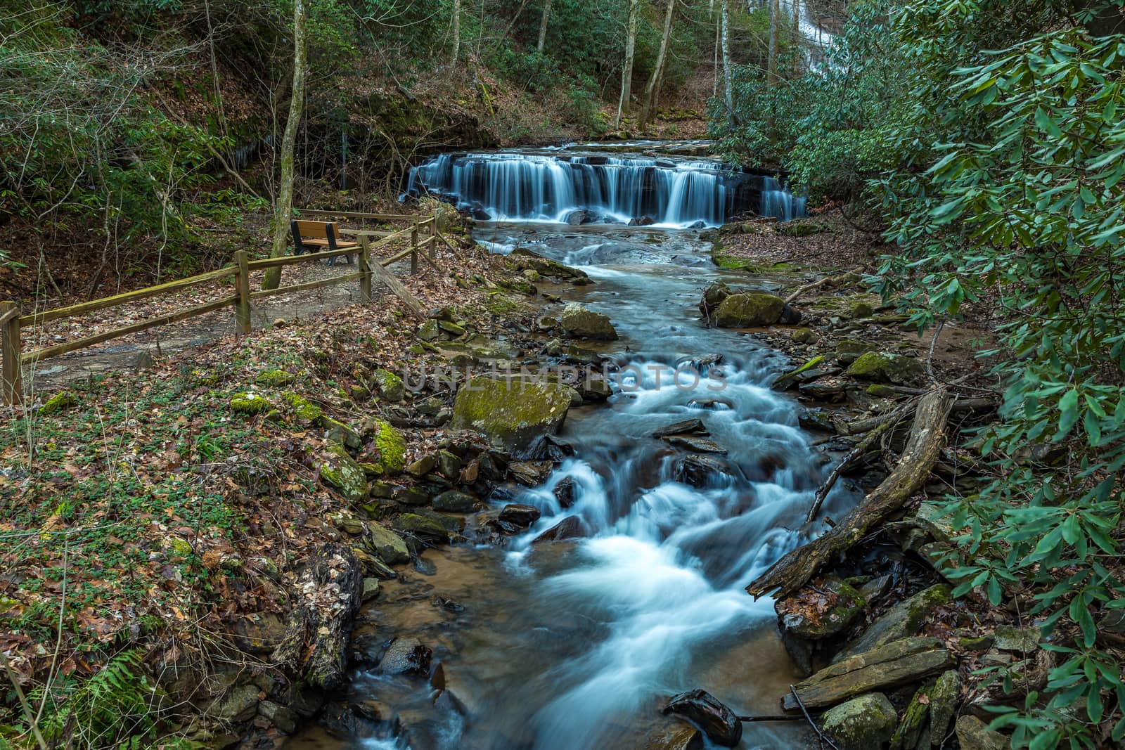 Pearsons Falls is a waterfall in Colt Creek near Saluda, North Carolina.