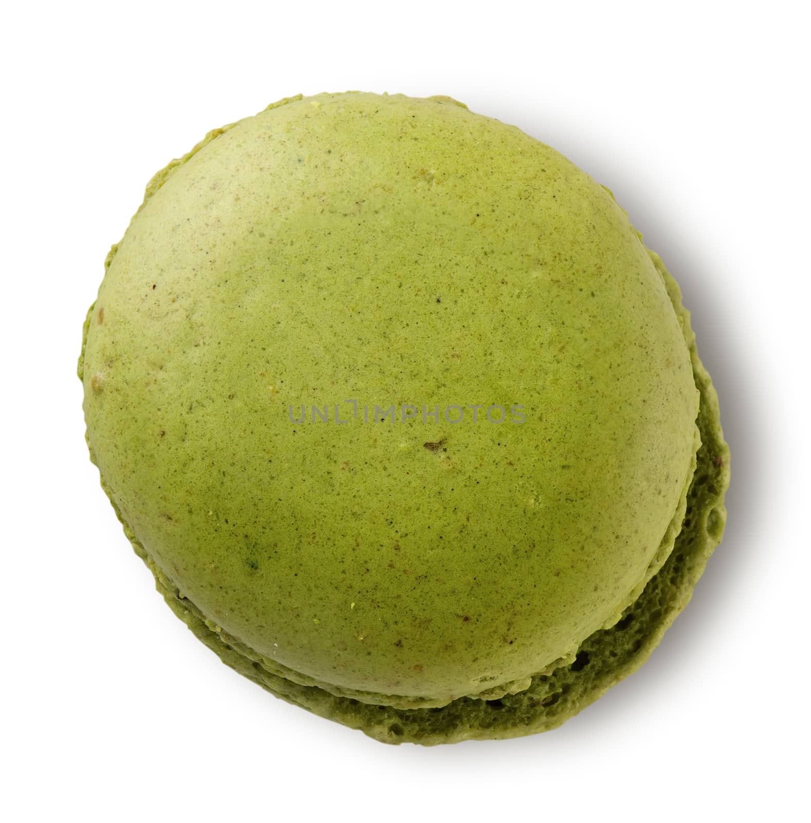 Green pistachio macaron by Givaga