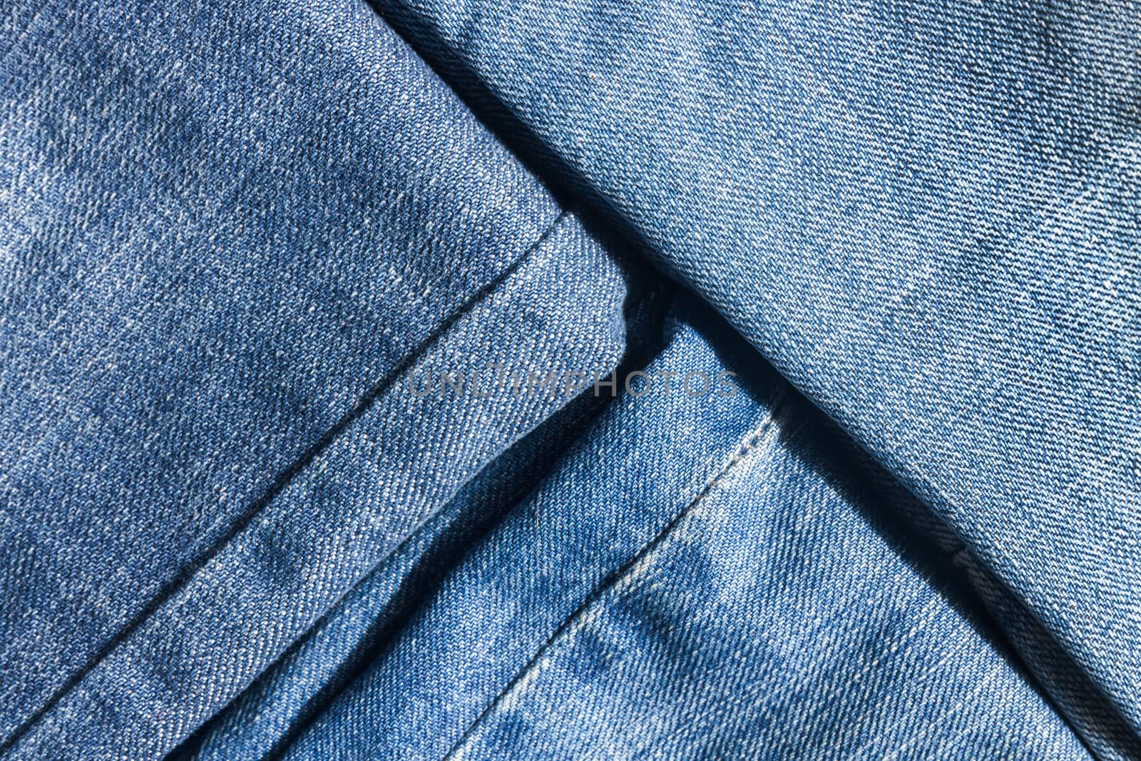 Jeans close-up, texture, torn, mopped pieces. by Tanacha