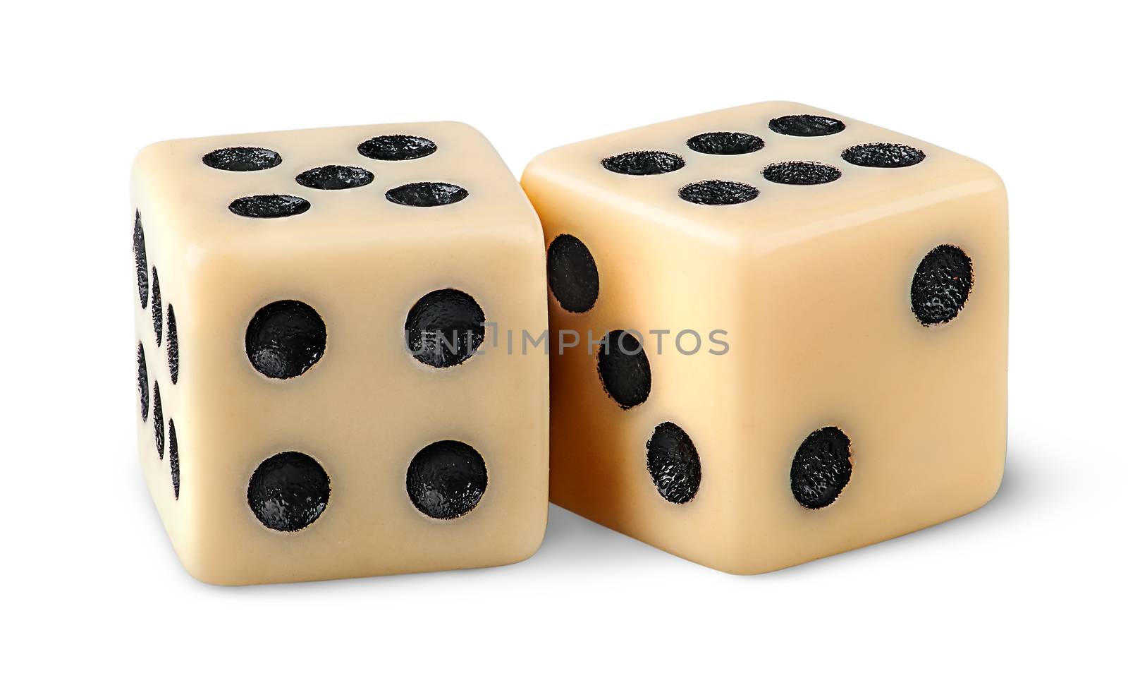 Two gaming dice by Cipariss