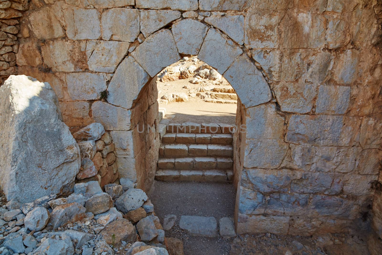 Nimrod tower ruins at north Israel