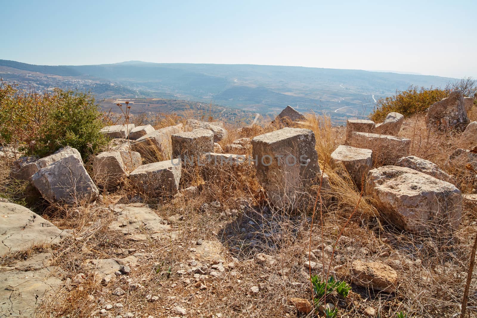 Nimrod tower ruins at north Israel