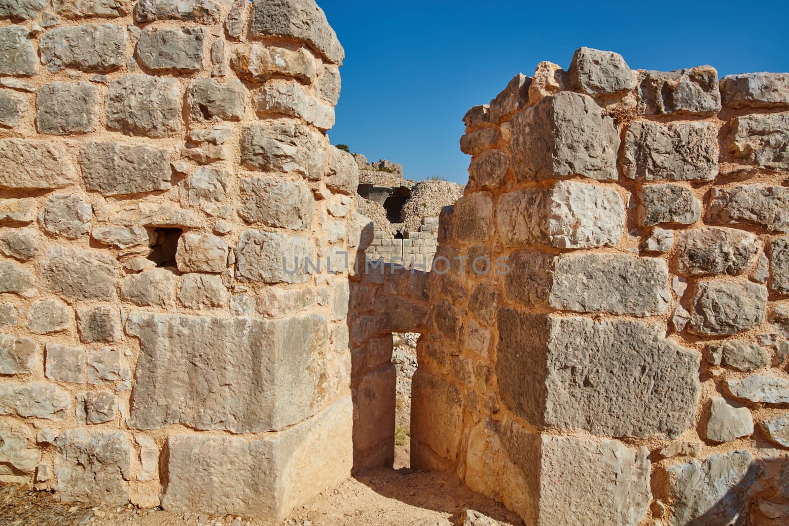 Nimrod tower ruins at north Israel