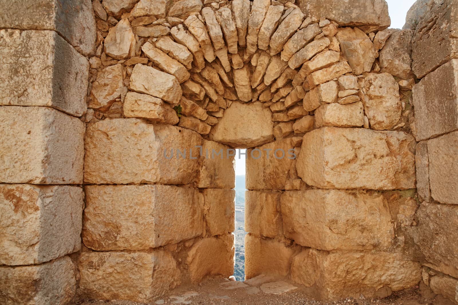 Nimrod tower ruins at north Israel