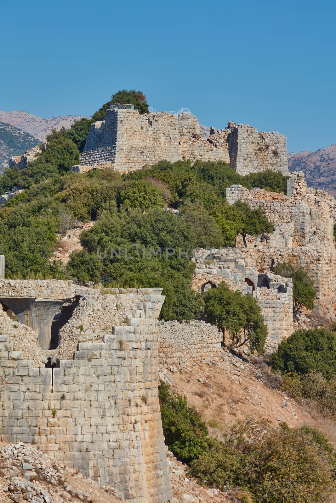 Nimrod tower ruins, north Israel