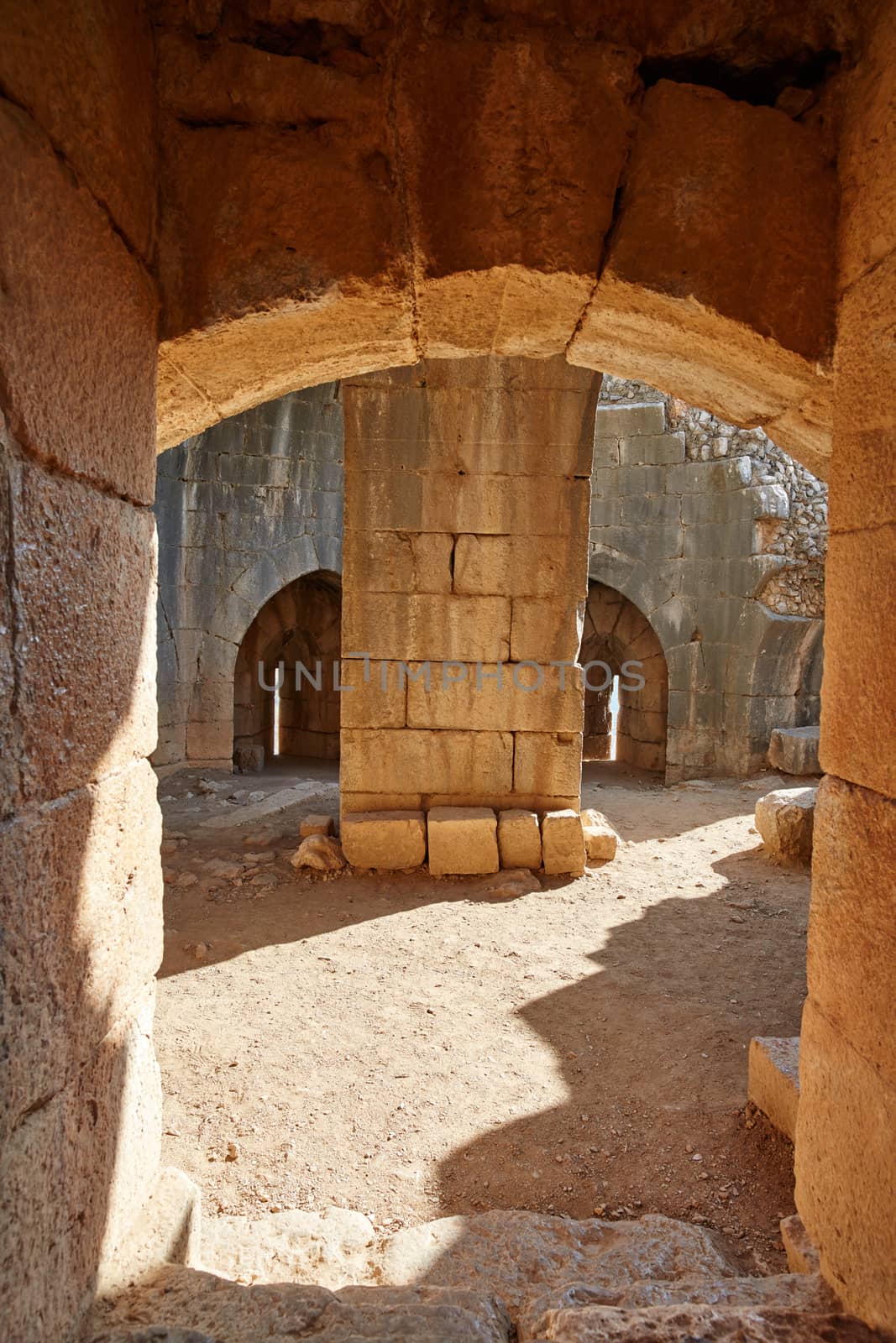 Nimrod tower ruins, north Israel