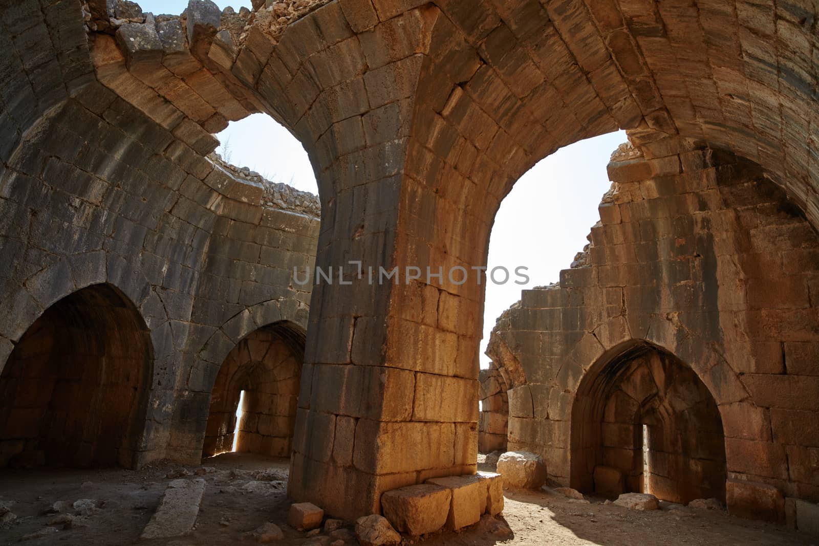 Nimrod tower ruins, north Israel